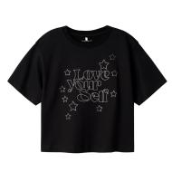 T-shirt Noir Fille Name it Fostinna