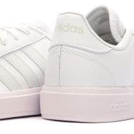 Baskets Blanc/Vert Femme Adidas Grand Court Base 2.0 vue 7