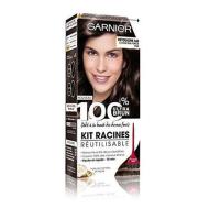 Coloration Racines Garnier 100% Color 3.0 Châtain Foncé Pur pas cher