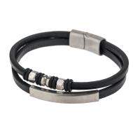 Bracelet Noir Homme Geographical Norway SG-315115 pas cher