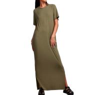 Robe Verte Femme Pieces Ellen pas cher