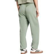 Jogging Vert Femme Adidas molleton Essentials vue 2