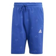 Short Bleu Homme Adidas Monogramme vue 2
