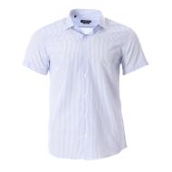 Chemise Bleu/Blanc Homme Sinéquanone CARL pas cher