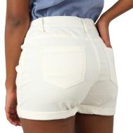 Short Blanc Femme Deeluxe Cerise vue 2