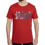 T-shirt Rouge Homme Jack & Jones Plash