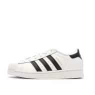 Baskets Blanches/Noires Garçon/Fille Adidas Superstar pas cher