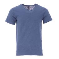 T-shirt Bleu Homme American People Sunny pas cher