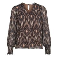 Blouse Marron Femme Vila Vimary pas cher