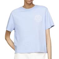 T-shirt Court Bleu Clair Femme Tommy Hilfiger Luxe 1 pas cher