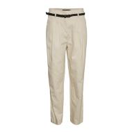 Pantalon Écru Femme Vero Moda Katie