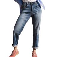 Jean Droit Bleu Femme Freeman Porter Scarlett 25020 pas cher