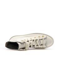 Baskets Blanc/Doré Femme Converse All Star Modern Lift Platform vue 4