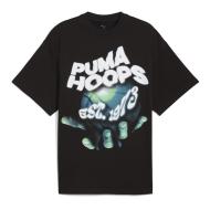T-Shirt Noir Homme Puma Hoopss pas cher