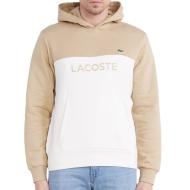 Sweat à Capuche Beige/Blanc Homme Lacoste SH8366