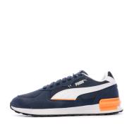 Baskets Marine/Orange Homme Puma Graviton