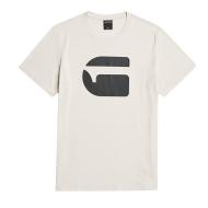 Camiseta beige/negra para hombre con el logotipo de G-Star RAW ver 2