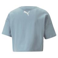 T-shirt Bleu Femme Puma Crop Tee 1 vue 2
