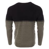 Pull Noir/Gris Homme RMS26 61008 vue 2