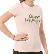 T-shirt Rose Femme Guess Gold