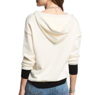 Pull Blanc/Noir Femme Morgan MARTINE vue 2