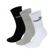 x3 Paires de Chaussettes Noires/Grises/Blanches Puma 7308325 pas cher
