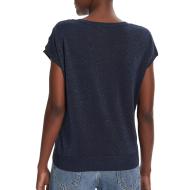 T-Shirt Bleu Femme Morgan MRING vue 2