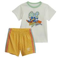 Conjunto Adidas Blanco/Amarillo para Niños IB8614 barato