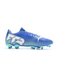Chaussures de football Bleu Homme Puma Future 7 FG/AG vue 2