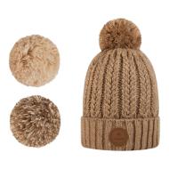 Bonnet Beige Foncé Femme Cabaia Moscow Mule pas cher