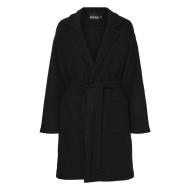 Manteau Noir Femme Pieces Jolene vue 3