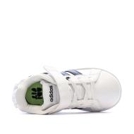 Baskets Blanche/Noir Fille Adidas Grand Court 3.0 Girls vue 4