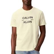 Gelbes Herren-T-Shirt von Calvin Klein Jeans (Calvinklei)