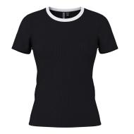 T-Shirt Noir Femme Pieces May pas cher