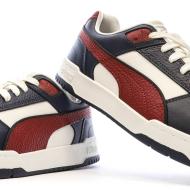 Baskets Noires/Blanches/Rouges Homme Puma Rbd vue 7