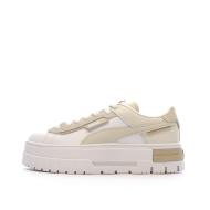 Baskets Écru/Blanc Femme Puma Mayze Crashed Selflove