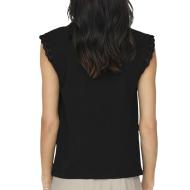 T-Shirt Noir Femme JDY Salva vue 2