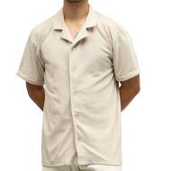 Chemise Beige Homme Paname Brothers CHARLY pas cher