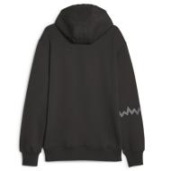 Sweat Noir Homme Puma Hoops Team Hoodie vue 2