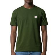 T-Shirt Vert Foncé Homme Calvin Klein Jeans Badge L4G