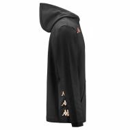Sweat Noir Homme Kappa Giordi vue 2