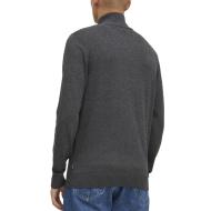 Pull 1/2 Zip Grise Jack & Jones Knit Half vue 2