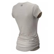 T-Shirt Running Gris Femme New Balance WT81180 vue 2
