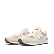 Baskets Beige/Blanc Homme New Balance 574 vue 6