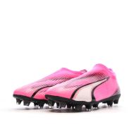 Chaussures de football Rose Garçon/Fille Puma Ultra Match vue 6