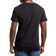 T-shirt Noir Homme Tommy Hilfiger Linear DM0DM21188 vue 2