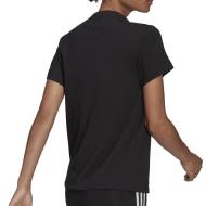T-shirt Noir Femme Adidas Aop vue 2