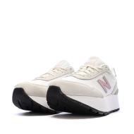 Baskets Blanches/Beiges/Roses Femme New Balance 515 vue 6