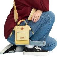 Sac à bandoulière Jaune Clair Femme Cabaia Nano vue 3