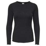 T-Shirt Manches Longues Noir Femme JDY Fransiska vue 3